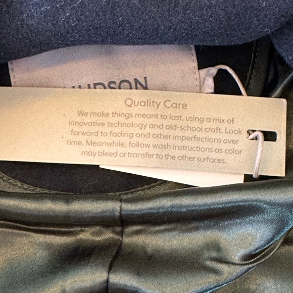 Hudson jeans NWT size S black double breasted wool peacoat sold at‎ Nordstrom - Picture 10 of 15
